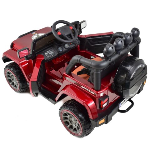 MEGA JEEP FULLTIME, NAPĘD 4X4, 1X12V ,WOLNY START/ MIĘKKIE KOŁA, FUNKCJA BUJANIA EXCLUSIVE LAKIER/7588 Import SUPER-TOYS MEGA JEEP FULLTIME, NAPĘD 4X4, 1X12V ,WOLNY START/ MIĘKKIE KOŁA, FUNKCJA BUJANIA EXCLUSIVE LAKIER/7588 Import SUPER-TOYS