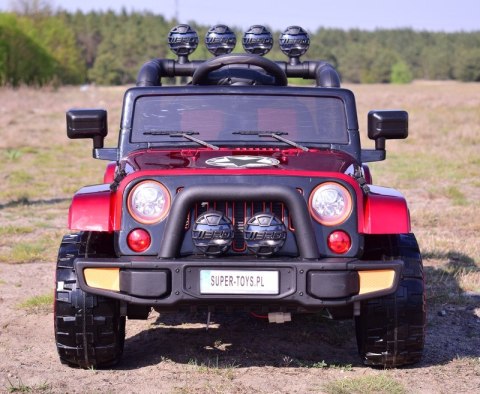 MEGA JEEP FULLTIME, NAPĘD 4X4, 1X12V ,WOLNY START/ MIĘKKIE KOŁA, FUNKCJA BUJANIA EXCLUSIVE LAKIER/7588 Import SUPER-TOYS MEGA JEEP FULLTIME, NAPĘD 4X4, 1X12V ,WOLNY START/ MIĘKKIE KOŁA, FUNKCJA BUJANIA EXCLUSIVE LAKIER/7588 Import SUPER-TOYS