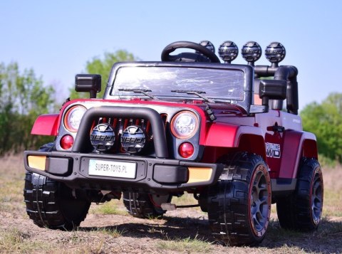 MEGA JEEP FULLTIME, NAPĘD 4X4, 1X12V ,WOLNY START/ MIĘKKIE KOŁA, FUNKCJA BUJANIA EXCLUSIVE LAKIER/7588 Import SUPER-TOYS MEGA JEEP FULLTIME, NAPĘD 4X4, 1X12V ,WOLNY START/ MIĘKKIE KOŁA, FUNKCJA BUJANIA EXCLUSIVE LAKIER/7588 Import SUPER-TOYS
