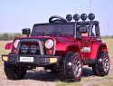 MEGA JEEP FULLTIME, NAPĘD 4X4, 1X12V ,WOLNY START/ MIĘKKIE KOŁA, FUNKCJA BUJANIA EXCLUSIVE LAKIER/7588 Import SUPER-TOYS