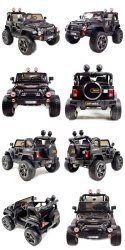 MEGA JEEP PERFECT 002B EXCLUSIVE 4x4, WOLNY START/ MIĘKKIE KOŁA,/HP-002B Import SUPER-TOYS