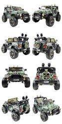 MEGA JEEP PERFECT 002B EXCLUSIVE 4x4, WOLNY START/ MIĘKKIE KOŁA,/HP-002B Import SUPER-TOYS