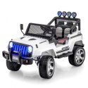 MEGA JEEP SUNSHINE, NAPĘD 4X4, 2X12V ,WOLNY START/ MIĘKKIE KOŁA, BLUETOOTH, RADIO EXCLUSIVE/2388 Import SUPER-TOYS