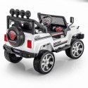 MEGA JEEP SUNSHINE, NAPĘD 4X4, 2X12V ,WOLNY START/ MIĘKKIE KOŁA, BLUETOOTH, RADIO EXCLUSIVE/2388 Import SUPER-TOYS