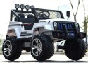 MEGA JEEP SUNSHINE, NAPĘD 4X4, 2X12V ,WOLNY START/ MIĘKKIE KOŁA, BLUETOOTH, RADIO EXCLUSIVE/2388 Import SUPER-TOYS