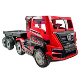 MEGA TRUCK, CIĘŻARÓWKA Z PRZYCZEPĄ GIGANT ZESTAW/BDQ-2020 Import SUPER-TOYS