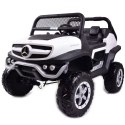 MERCEDES BENZ UNIMOG 4X4,12V14AH, AMORTYZATORY, MIĘKKIE KOŁA,MIĘKKIE SIEDZENIE SUPER OPCJA/UNIMOG Import SUPER-TOYS
