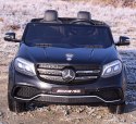 MERCEDES GLS 63, 4 SILNIKI, 2X12 V, MIĘKKIE KOŁA, MIĘKKIE SIEDZENIE DLA 2 DZIECI, LAKIER, KLIMATYZACJA/HL228 Import SUPER-TOYS