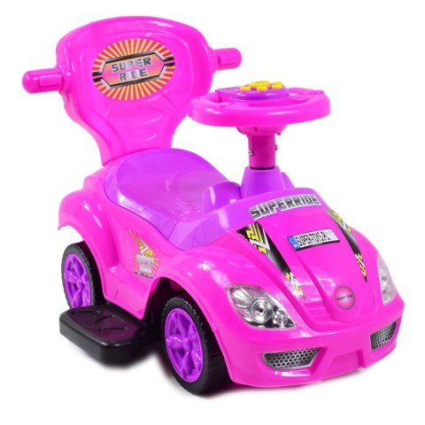 JEŹDZIK, ODPYCHACZ Z DŹWIĘKAMI MEGA CAR 6W 1 Z DASZKIEM/TC202 JEŹDZIK, ODPYCHACZ Z DŹWIĘKAMI MEGA CAR 6W 1 Z DASZKIEM/TC202