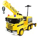 OLBRZYMI DŹWIG NA AKUMULATOR Z PODESTEM DLA RODZICA , PILOT, RĄCZKA/LBB211 Import SUPER-TOYS