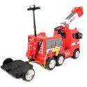 OLBRZYMIA STRAŻ Z ARMATKĄ WODNĄ NA AKUMULATOR+ PODEST DLA RODZICA , PILOT, RĄCZKA/LBB911 Import SUPER-TOYS