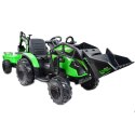 MEGA TRAKTOR Z ŁADOWARKĄ,KOPARKĄ, PRZYCZEPĄ 24 V SUPER-MOC OLBRZYMI Import SUPER-TOYS