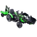 MEGA TRAKTOR Z ŁADOWARKĄ,KOPARKĄ, PRZYCZEPĄ 24 V SUPER-MOC OLBRZYMI Import SUPER-TOYS