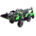 MEGA TRAKTOR Z ŁADOWARKĄ,KOPARKĄ, PRZYCZEPĄ 24 V SUPER-MOC OLBRZYMI Import SUPER-TOYS