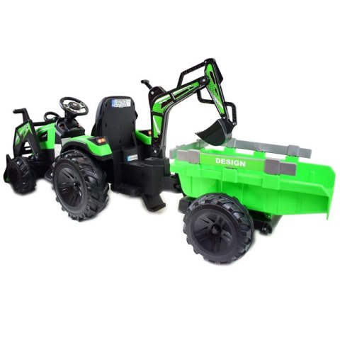 MEGA TRAKTOR Z ŁADOWARKĄ,KOPARKĄ, PRZYCZEPĄ 24 V SUPER-MOC OLBRZYMI Import SUPER-TOYS MEGA TRAKTOR Z ŁADOWARKĄ,KOPARKĄ, PRZYCZEPĄ 24 V SUPER-MOC OLBRZYMI Import SUPER-TOYS