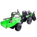 MEGA TRAKTOR Z ŁADOWARKĄ,KOPARKĄ, PRZYCZEPĄ 24 V SUPER-MOC OLBRZYMI Import SUPER-TOYS