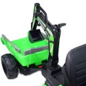 MEGA TRAKTOR Z ŁADOWARKĄ,KOPARKĄ, PRZYCZEPĄ 24 V SUPER-MOC OLBRZYMI Import SUPER-TOYS