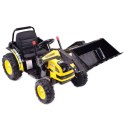 MEGA TRAKTOR Z ŁYŻKĄ - ŁADOWARKĄ. MIĘKKIE SIEDZENIE, PILOT, RADIO FM/HL389 Import SUPER-TOYS
