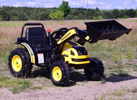 MEGA TRAKTOR Z ŁYŻKĄ - ŁADOWARKĄ. MIĘKKIE SIEDZENIE, PILOT, RADIO FM/HL389 Import SUPER-TOYS MEGA TRAKTOR Z ŁYŻKĄ - ŁADOWARKĄ. MIĘKKIE SIEDZENIE, PILOT, RADIO FM/HL389 Import SUPER-TOYS