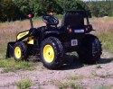 MEGA TRAKTOR Z ŁYŻKĄ - ŁADOWARKĄ. MIĘKKIE SIEDZENIE, PILOT, RADIO FM/HL389 Import SUPER-TOYS