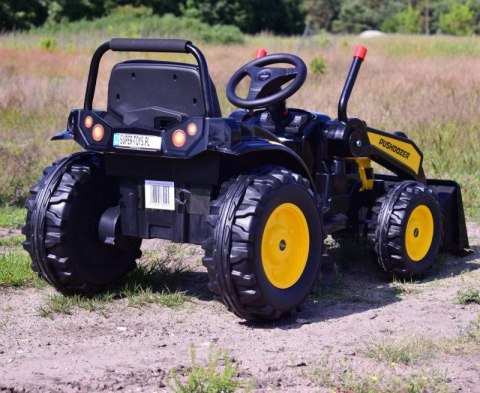 MEGA TRAKTOR Z ŁYŻKĄ - ŁADOWARKĄ. MIĘKKIE SIEDZENIE, PILOT, RADIO FM/HL389 Import SUPER-TOYS MEGA TRAKTOR Z ŁYŻKĄ - ŁADOWARKĄ. MIĘKKIE SIEDZENIE, PILOT, RADIO FM/HL389 Import SUPER-TOYS