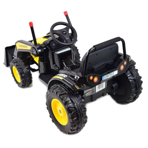 MEGA TRAKTOR Z ŁYŻKĄ - ŁADOWARKĄ. MIĘKKIE SIEDZENIE, PILOT, RADIO FM/HL389 Import SUPER-TOYS MEGA TRAKTOR Z ŁYŻKĄ - ŁADOWARKĄ. MIĘKKIE SIEDZENIE, PILOT, RADIO FM/HL389 Import SUPER-TOYS