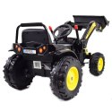 MEGA TRAKTOR Z ŁYŻKĄ - ŁADOWARKĄ. MIĘKKIE SIEDZENIE, PILOT, RADIO FM/HL389 Import SUPER-TOYS