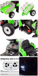 SUPER TRAKTOR BLOW - NA AKUMULATOR Z PRZYCZEPĄ, MIĘKKIE KOŁA, MIEKKIE SIEDZENIE, PILOT/XMX611 Import SUPER-TOYS SUPER TRAKTOR BLOW - NA AKUMULATOR Z PRZYCZEPĄ, MIĘKKIE KOŁA, MIEKKIE SIEDZENIE, PILOT/XMX611 Import SUPER-TOYS