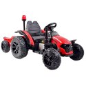 SUPER TRAKTOR TRUCK Z PRZYCZEPĄ I KOGUTEM, MIĘKKIE KOŁA, MIĘKKIE SIEDZENIE, PILOT/HZB200 Import SUPER-TOYS