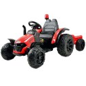 SUPER TRAKTOR TRUCK Z PRZYCZEPĄ I KOGUTEM, MIĘKKIE KOŁA, MIĘKKIE SIEDZENIE, PILOT/HZB200 Import SUPER-TOYS