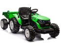 OLBRZYMI TRAKTOR 24 V Z PRZYCZEPĄ I ELEKTRYCZNIE PODNOSZONYM KIPREM SUPER JAKOŚĆ/HC306 Import SUPER-TOYS