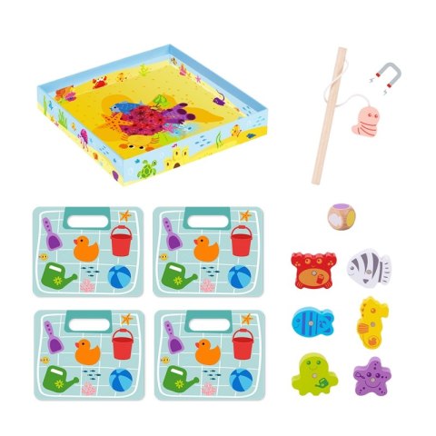 TOOKY TOY Gra Łowienie Rybek Gra Zręcznościowa Tooky Toy TOOKY TOY Gra Łowienie Rybek Gra Zręcznościowa Tooky Toy
