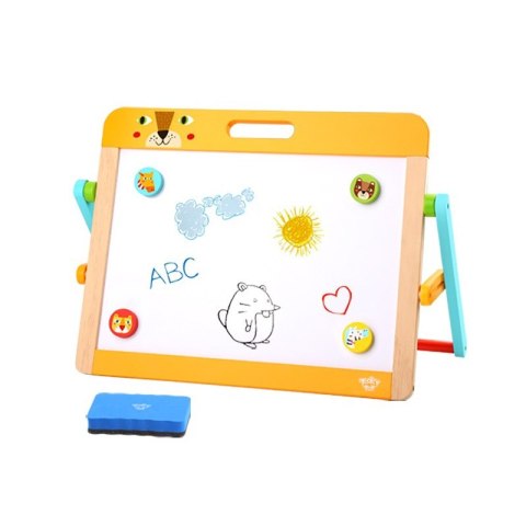 TOOKY TOY Tablica Edukacyjna 2w1 Magnetyczna Kredowa dla Dzieci Magnesy Gąbka 6 el. Tooky Toy TOOKY TOY Tablica Edukacyjna 2w1 Magnetyczna Kredowa dla Dzieci Magnesy Gąbka 6 el. Tooky Toy