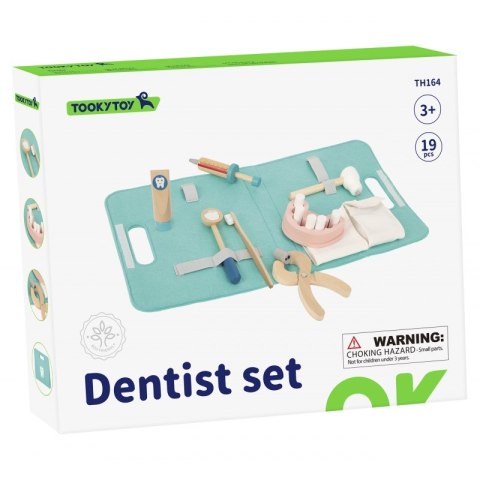 TOOKY TOY Zestaw Małego Dentysty Walizka Lekarza 19 el. FSC Tooky Toy TOOKY TOY Zestaw Małego Dentysty Walizka Lekarza 19 el. FSC Tooky Toy