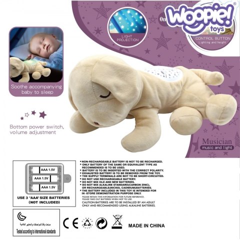 WOOPIE BABY Przytulanka Projektor 2w1 Usypiacz Hipopotam Woopie Baby WOOPIE BABY Przytulanka Projektor 2w1 Usypiacz Hipopotam Woopie Baby