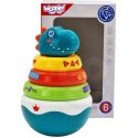 WOOPIE BABY Zabawka Sensoryczna Dino Układanka Piramidka dla Niemowląt Woopie Baby WOOPIE BABY Zabawka Sensoryczna Dino Układanka Piramidka dla Niemowląt Woopie Baby