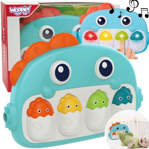 WOOPIE BABY Dino Pianino dla Niemowląt 0+ Woopie Baby WOOPIE BABY Dino Pianino dla Niemowląt 0+ Woopie Baby