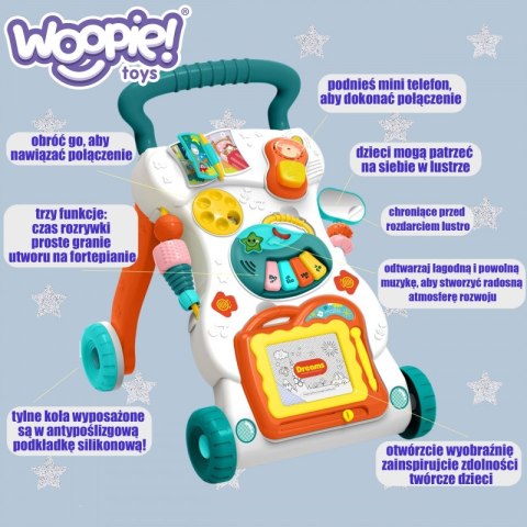 WOOPIE BABY Grający Chodzik z Znikopisem Woopie Baby WOOPIE BABY Grający Chodzik z Znikopisem Woopie Baby