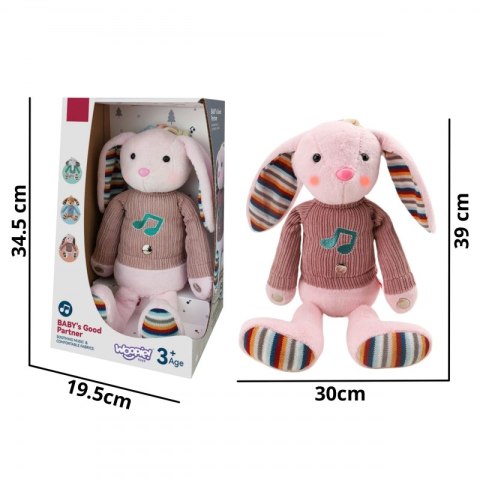 WOOPIE BABY Interaktywny Króliczek Przytulanka z Dźwiękiem i Światłem Woopie Baby WOOPIE BABY Interaktywny Króliczek Przytulanka z Dźwiękiem i Światłem Woopie Baby