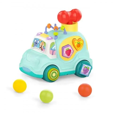WOOPIE BABY Interaktywny Samochodzik Muzyczny Sorter Montessori Niebieski Woopie Baby WOOPIE BABY Interaktywny Samochodzik Muzyczny Sorter Montessori Niebieski Woopie Baby