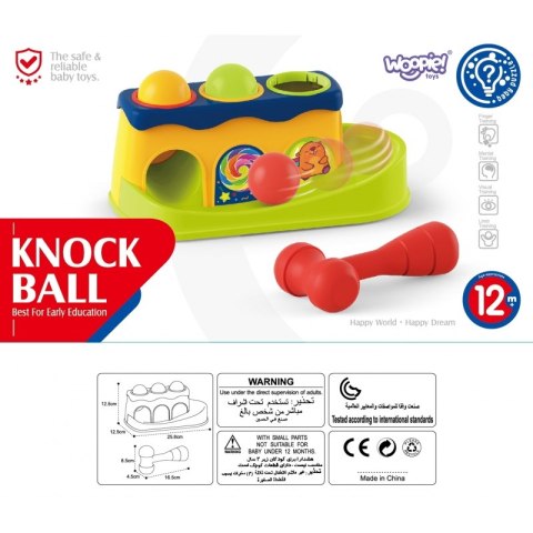 WOOPIE BABY Kolorowa Przebijanka Wbijanka z Młoteczkiem Montessori Woopie Baby WOOPIE BABY Kolorowa Przebijanka Wbijanka z Młoteczkiem Montessori Woopie Baby