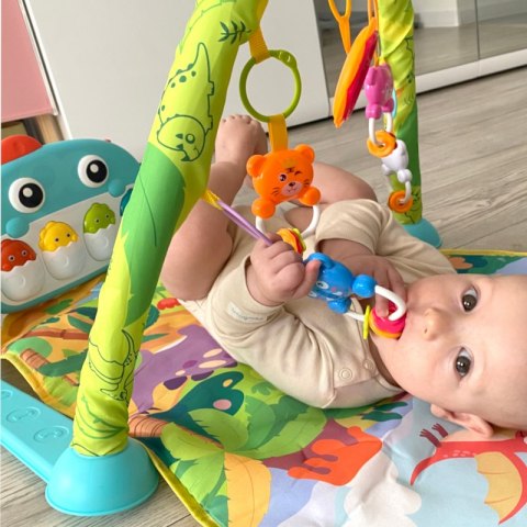 WOOPIE BABY Mata z Pałąkiem Dino Woopie Baby WOOPIE BABY Mata z Pałąkiem Dino Woopie Baby