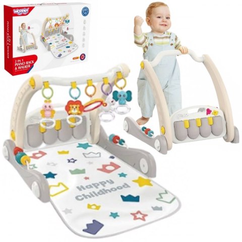 WOOPIE BABY Mata z Pałąkiem Pchacz 2w1 Pianinko Woopie Baby WOOPIE BABY Mata z Pałąkiem Pchacz 2w1 Pianinko Woopie Baby