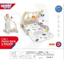 WOOPIE BABY Mata z Pałąkiem Pchacz 2w1 Pianinko Woopie Baby