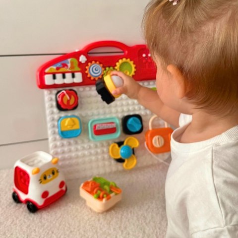 WOOPIE BABY Montessori Manipulacyjny Zestaw Konstrukcyjny Samochód Kotek 2 Woopie Baby WOOPIE BABY Montessori Manipulacyjny Zestaw Konstrukcyjny Samochód Kotek 2 Woopie Baby