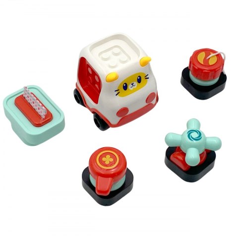 WOOPIE BABY Montessori Manipulacyjny Zestaw Konstrukcyjny Samochód Kotek 2 Woopie Baby WOOPIE BABY Montessori Manipulacyjny Zestaw Konstrukcyjny Samochód Kotek 2 Woopie Baby