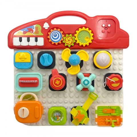 WOOPIE BABY Montessori Tablica Manipulacyjna Kolorowy Panel Aktywności Woopie Baby WOOPIE BABY Montessori Tablica Manipulacyjna Kolorowy Panel Aktywności Woopie Baby