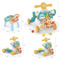 WOOPIE BABY Pchacz Chodzik Stolik Edukacyjny Hulajnoga Jeździk 4w1 Woopie Baby