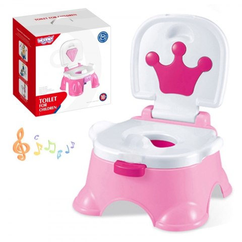 WOOPIE BABY Pierwszy Nocnik dla Dziecka z Muzyką 3w1 Krzesełko Stopień Woopie Baby