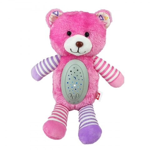 WOOPIE BABY Przytulanka Usypiacz Projektor 2w1 Różowy Miś - 10 Kołysanek Woopie Baby WOOPIE BABY Przytulanka Usypiacz Projektor 2w1 Różowy Miś - 10 Kołysanek Woopie Baby